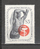 Austria.1966 Congres international de medicina muncii MA.631, Nestampilat