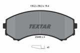 TEXTAR 2348801 set placute frana,frana disc