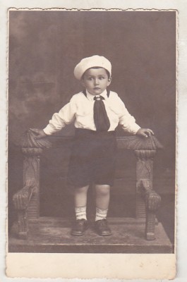 bnk foto - Portret de copil - fotograf Craiova 1939 foto