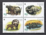 Guinea Bissau 2002 - Fauna WWF, animale, serie neuzata