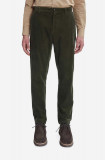 A.P.C. pantaloni Pantalon Constantin bărbați, culoarea verde, drept COESP.H08396-MILITARYKH, APC