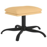 Cumpara ieftin Taburet, crem, 60x60x36 cm, microfibra