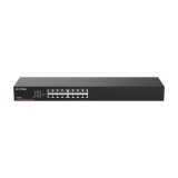 Switch Gigabit IP-COM cu 16 porturi, 8K MAC Table, Flow Control si Buffer de 4 Mb, Montaj flexibil, Plug &amp; Play SafetyGuard Surveillance