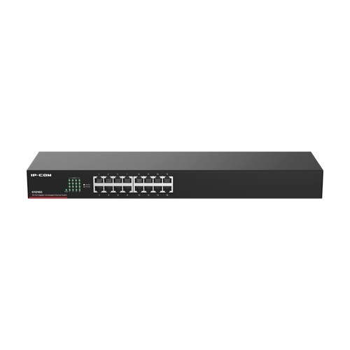 Switch Gigabit IP-COM cu 16 porturi, 8K MAC Table, Flow Control si Buffer de 4 Mb, Montaj flexibil, Plug &amp; Play SafetyGuard Surveillance