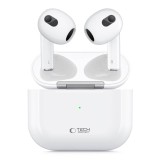 Cumpara ieftin Casti Wireless Tech-Protect Ultraboost TWS, Bluetooth 5.0, Noise Cancelling, Alb