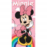 Prosop pentru copii din bumbac Minnie Mouse 70x140 cm MCT-01, Altele