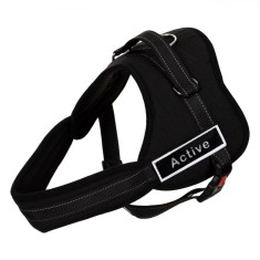 Ham C&acirc;ini, Active, Deluxe, Negru, Mărime L, Material Rezistent