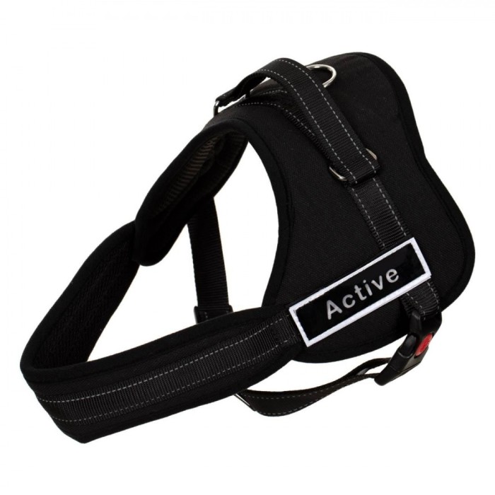 Ham C&acirc;ini, Active, Deluxe, Negru, Mărime L, Material Rezistent