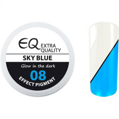 Effect Pigment - GLOW IN THE DARK ? 08 Sky Blue, 2ml foto