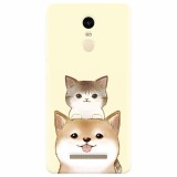 Husa silicon pentru Xiaomi Remdi Note 3, Two Cat