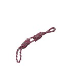 Cumpara ieftin Jucarie pentru caini tip snur bumbac mare XXL, 45 cm, gri/roz, Oem