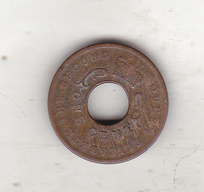 bnk mnd East Africa 1 cent 1955 foto