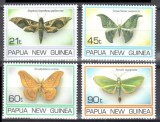 PAPUA NOUA GUINEE 1994-Fluturi serie completa mi 729-732 nestampilata, Nestampilat