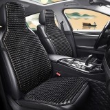Husa Premium pentru scaun auto cu bile de masaj din lemn, dimensiune 122 x 42 cm, culoare Negru FAVLine Selection