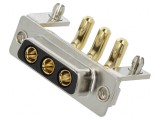Conector D-Sub 3 pini mamă PCB THT 240V, MH CONNECTORS