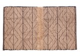 Cumpara ieftin Covoras bumbac maro negru Peres 60 x 120 cm