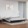 Cadru Pat Gossi Negru 180x200 cm Piele Ecologica