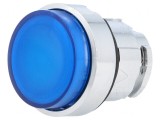 Comutator acționat prin apăsare 22mm albastru ZB4BW163