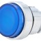 Comutator acționat prin apăsare 22mm albastru ZB4BW163