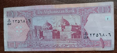 B11 25 - Bancnota foarte veche - Afganistan - 1 afgan foto