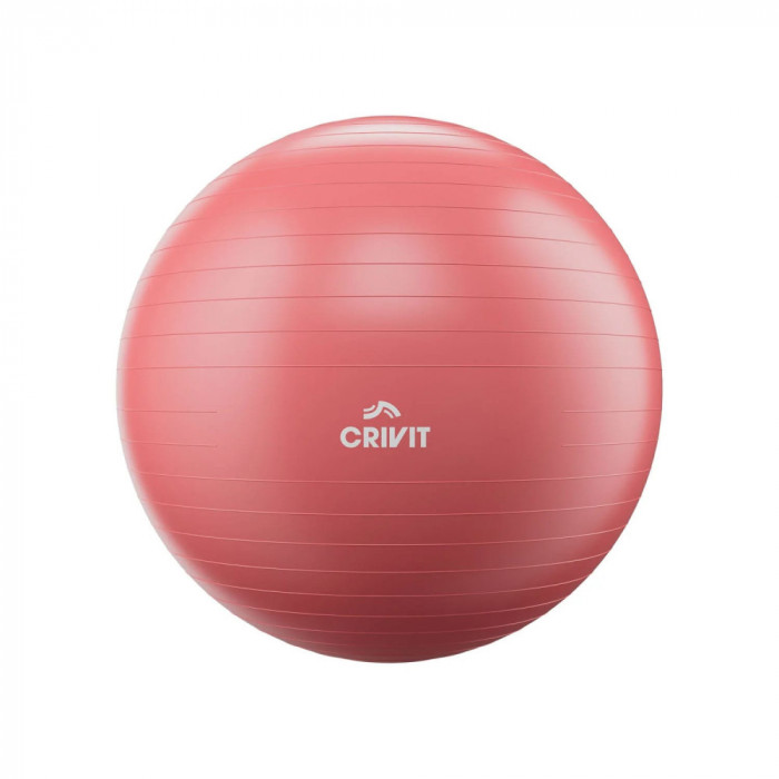 Minge fitness Crivit, 65cm, 1.35kg, Roz pal