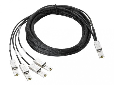 Accesoriu server HPE HP Mini SAS HD 1 to-4 Mini SAS FO 2M Cbl K2R09A foto