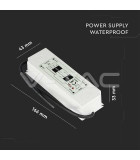 Sursa alimentare banda LED 12V 6A 75W IP67 V-TAC, Vtac