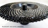 Disc Rașpel polizor unghiular 125mm profil U plat