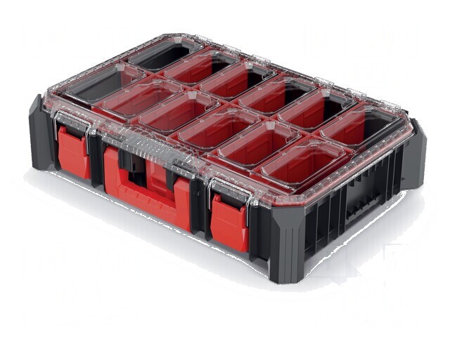 Container cu partiții neagră joasă