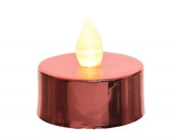 Set 6 lumanari cu LED RED, Lumineo, &Oslash;3.8 cm, plastic, rosu