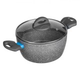 Cratită Antiaderentă, 20 cm, Capacitate 2,8 L, Gri, Oem