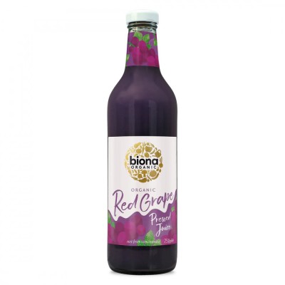 Suc de struguri rosii, bio, 750ml, Biona foto