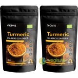 Pachet Turmeric (Curcuma) Pulbere Ecologica/Bio 125g+125g