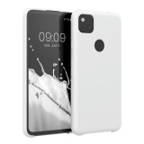 Husa pentru Google Pixel 4a, Silicon, Alb, 52549.02, Carcasa, Kwmobile