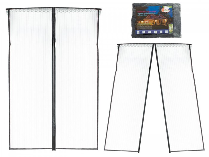 Plasa de tantari magnetica pentru usa, dimensiune 160 x 230 cm
