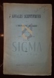 I. BORCEA, ANNALES SCIENTIFIQUES DE L&#039;UNIVERSITE DE JASSY, TOME XIII, FASCICOLELE III SI IV, IANUARIE 1926