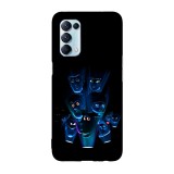 Husa compatibila cu Oppo A52, Viceversa, model Jinkies Faces Scooby Doo, Silicon, TPU, Transparent, Carcasa