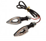 Set 2 lampi semnalizare LED, culoare negru, AM1476 Cod Produs: MX_NEW AM1476