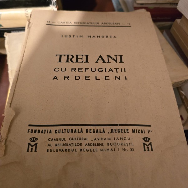 TREI ANI CU REFUGIATII ARDELENI - IUSTIN HANDREA