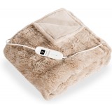 Patura Electrica Cecotec HeatConfort ThermalBlanket, Cronometru, 160 x 130 cm, 160W, 9 niveluri, Bej