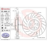Set disc frana Mercedes Gl-Class (X166) 07.12-12.15, Gle (W166) 04.15-10.18, Gle Coupe (C292) 03.15-10.19, Gls (X166) 11.15-04.19, Clasa M (W166) 06., BREMBO