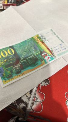 Bancnote 500 franci foto