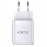 Incarcator Retea JELLICO A77, 18W QC3.0 + Cablu incarcare USB la Apple Lightning, Alb Blister