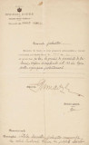 Document semnat olograf de ministrul George M&acirc;rzescu din anul 1925