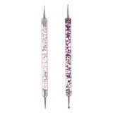 Set Instrumente Nail Art cu Două Varfuri și Glitter pentru Decorare a Unghiilor, CMCLASS