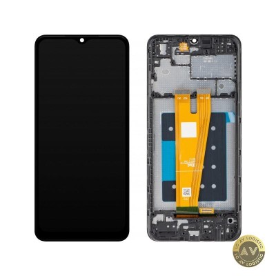 Display cu Touchscreen MP compatibil cu Samsung Galaxy A04 A045 cu Rama Negru foto