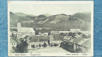 115 - Baia Mare - vedere generala / Nagybanya latkep/ carte postala foto