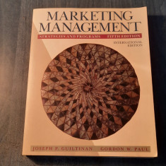 Marketing management strategies and programs Joseph P. Guiltinan
