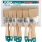 Set 9 pensule pentru vopsit Total - Maner lemn