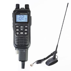 Kit Statie radio CB portabila PNI Escort HP 82, multi standard, 4W, 12V, AM-FM cu antena CB PNI Extra 48